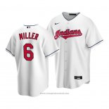 Maglia Baseball Uomo Cleveland Indians Owen Miller Replica Bianco