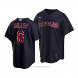 Maglia Baseball Uomo Cleveland Indians Owen Miller Replica Blu