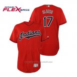 Maglia Baseball Uomo Cleveland Indians Yonder Alonso Flex Base Autentico Collection Alternato 2019 Rosso