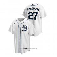 Maglia Baseball Uomo Detroit Tigers Jordan Zimmermann Replica Home Bianco