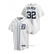 Maglia Baseball Uomo Detroit Tigers Michael Fulmer Replica Home Bianco