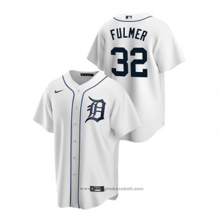 Maglia Baseball Uomo Detroit Tigers Michael Fulmer Replica Home Bianco