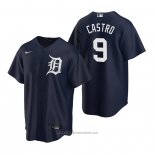 Maglia Baseball Uomo Detroit Tigers Willi Castro Replica Alternato Blu