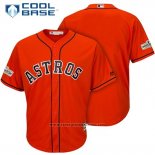 Maglia Baseball Uomo Houston Astros 2017 Postseason Arancione Cool Base