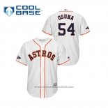 Maglia Baseball Uomo Houston Astros Roberto Osuna 2019 Postseason Cool Base Bianco