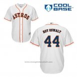 Maglia Baseball Uomo Houston Astros Roy Oswalt 44 Bianco Home Cool Base