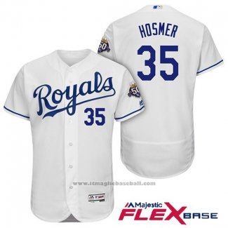 Maglia Baseball Uomo Kansas City Royals Eric Hosmer Bianco Flex Base