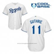 Maglia Baseball Uomo Kansas City Royals Jeremy Guthrie 11 Bianco Home Cool Base