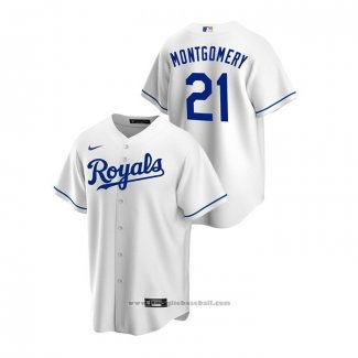 Maglia Baseball Uomo Kansas City Royals Mike Montgomery Replica Home Bianco