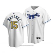 Maglia Baseball Uomo Kansas City Royals Patrick Mahomes Replica Cool Base Primera Bianco