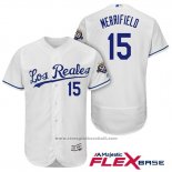 Maglia Baseball Uomo Kansas City Royals Whit Merrifield Bianco Flex Base