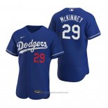 Maglia Baseball Uomo Los Angeles Dodgers Billy Mckinney Autentico Alternato Blu
