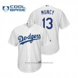 Maglia Baseball Uomo Los Angeles Dodgers Max Muncy Cool Base Home Bianco