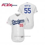 Maglia Baseball Uomo Los Angeles Dodgers Russell Martin Flex Base Bianco