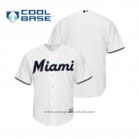 Maglia Baseball Uomo Miami Marlins Cool Base Home Personalizzate 2019 Bianco