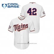 Maglia Baseball Uomo Minnesota Twins 2019 Jackie Robinson Day Cool Base Bianco