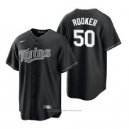 Maglia Baseball Uomo Minnesota Twins Brent Rooker Replica 2021 Nero