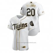 Maglia Baseball Uomo Minnesota Twins Eddie Rosario Golden Edition Autentico Bianco