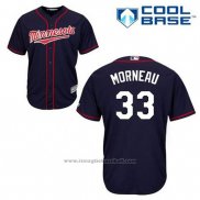 Maglia Baseball Uomo Minnesota Twins Justin Morneau 33 Blu Alternato Cool Base