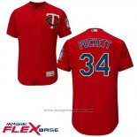 Maglia Baseball Uomo Minnesota Twins Kirby Puckett Autentico Collection Flex Base Scarlet