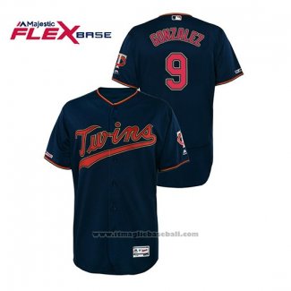 Maglia Baseball Uomo Minnesota Twins Marwin Gonzalez 150 Anniversario Autentico Flex Base Blu