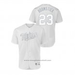 Maglia Baseball Uomo Minnesota Twins Nelson Cruz 2019 Players Weekend Autentico Bianco