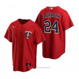 Maglia Baseball Uomo Minnesota Twins Trevor Larnach Replica Alternato Rosso