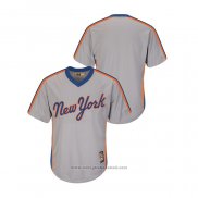 Maglia Baseball Uomo New York Mets Cooperstown Collection Big & Tall Grigio