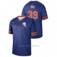 Maglia Baseball Uomo New York Mets Edwin Diaz Cooperstown Collection Legend Blu