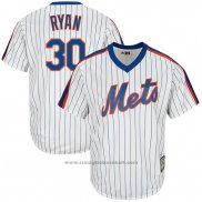 Maglia Baseball Uomo New York Mets Nolan Ryan Bianco Cooperstown Collection