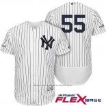 Maglia Baseball Uomo New York Yankees 2017 Postseason Sonny Gray Bianco Flex Base