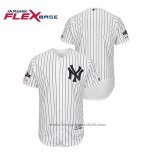 Maglia Baseball Uomo New York Yankees 2019 Postseason Flex Base Bianco