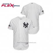 Maglia Baseball Uomo New York Yankees 2019 Postseason Flex Base Bianco
