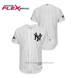 Maglia Baseball Uomo New York Yankees 2019 Postseason Flex Base Bianco