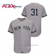 Maglia Baseball Uomo New York Yankees Aaron Hicks 150 Anniversario Flex Base Grigio
