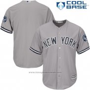 Maglia Baseball Uomo New York Yankees Andy Pettitte Grigio Cool Base