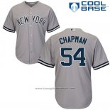 Maglia Baseball Uomo New York Yankees Aroldis Chapman Grigio Cool Base