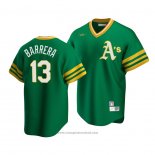 Maglia Baseball Uomo Oakland Athletics Luis Barrera Kelly Cooperstown Collection Road Verde