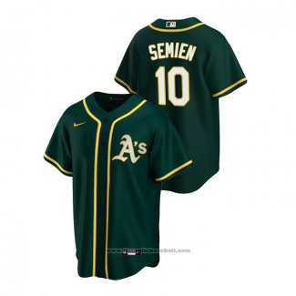 Maglia Baseball Uomo Oakland Athletics Marcus Semien Alternato Replica Verde