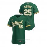 Maglia Baseball Uomo Oakland Athletics Mark Mcgwire Autentico 2020 Alternato Verde