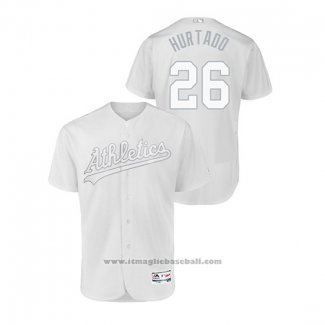 Maglia Baseball Uomo Oakland Athletics Matt Chapman 2019 Players Weekend Autentico Bianco