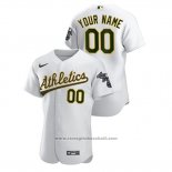 Maglia Baseball Uomo Oakland Athletics Personalizzate Autentico Nike Bianco