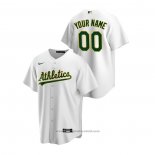 Maglia Baseball Uomo Oakland Athletics Personalizzate Replica Home Bianco