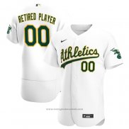 Maglia Baseball Uomo Oakland Athletics Primera Pick-A-player Retired Roster Autentico Bianco