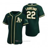 Maglia Baseball Uomo Oakland Athletics Ramon Laureano Autentico Alternato Verde