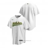 Maglia Baseball Uomo Oakland Athletics Replica Home Bianco