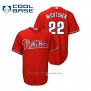 Maglia Baseball Uomo Philadelphia Phillies Andrew Mccutchen Cool Base Alternato Rosso