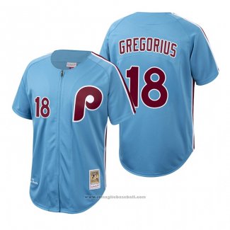 Maglia Baseball Uomo Philadelphia Phillies Didi Gregorius Autentico Cooperstown Collection Blu