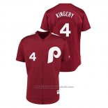 Maglia Baseball Uomo Philadelphia Phillies Scott Kingery 1979 Saturday Night Special Autentico Rosso