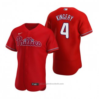 Maglia Baseball Uomo Philadelphia Phillies Scott Kingery Autentico Alternato 2020 Rosso